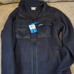 NEW Columbia Men's Juniper Peak™ Full Zip Fleece Black - Large